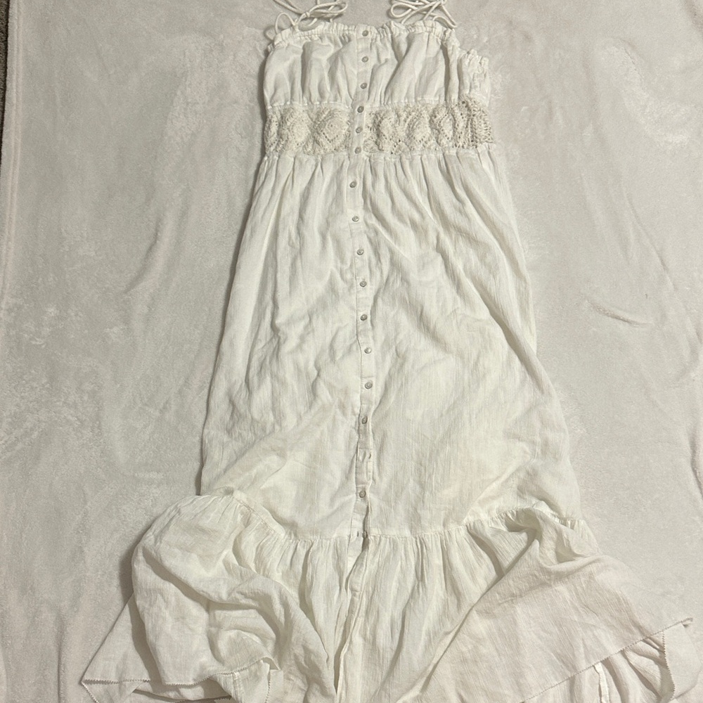 Aerie White Maxi Dress NWOT